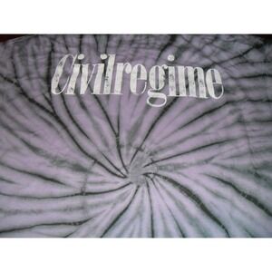 Civil‎ Regime Tie Dye T-Shirt Graphic Print Short Sleeve Men's XXL